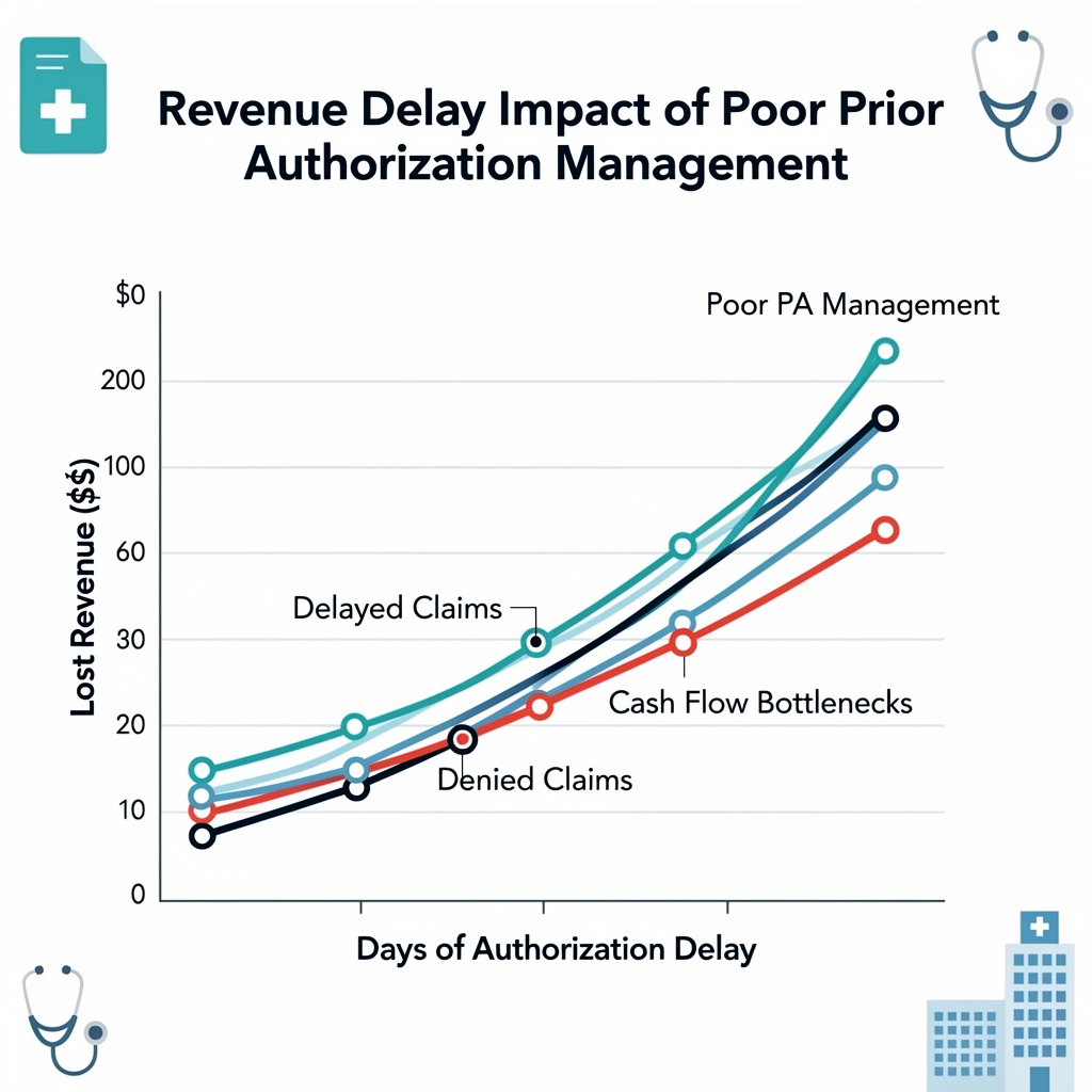 medication prior authorization impact on patient revenue cycle management and cash flow
